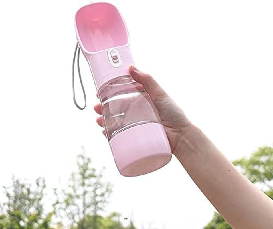 HydraWalker -Double function dog water bottle for outdoor activity